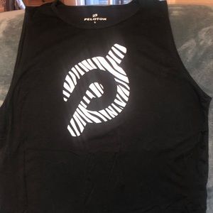 Peloton ZEBRA logo tank top, size L